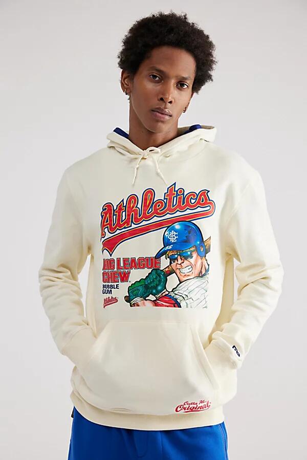 New Era X Big League Chew Oakland Athletics Hoodie Sweatshirt in Cream Cover