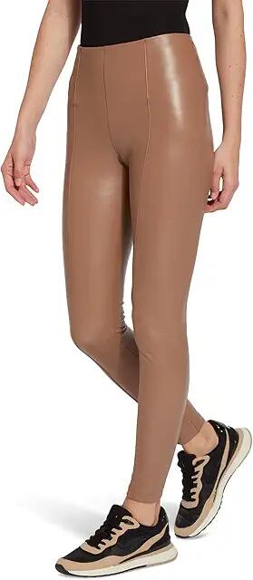 Lysse High Waist Vegan Leggings (Toffee) Women's Casual Pants Cover