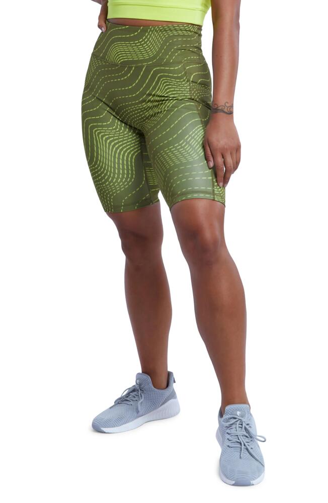 TomboyX Spark High Waist Pocket Bike Shorts in Embrace The Curve Cover