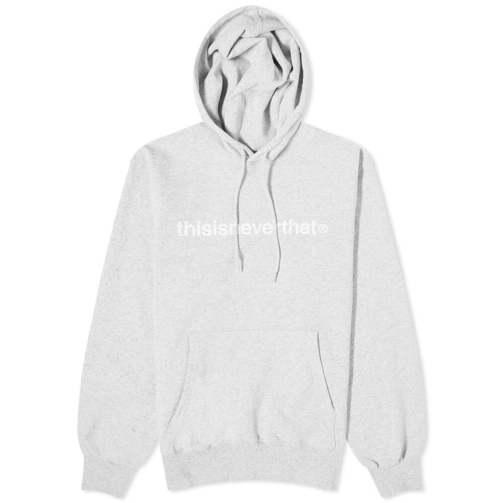 thisisneverthat Men's T-logo LT Popover Hoodie in Grey Heather Cover