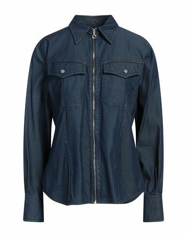 Ferragamo Woman Denim shirt Blue Cotton Cover