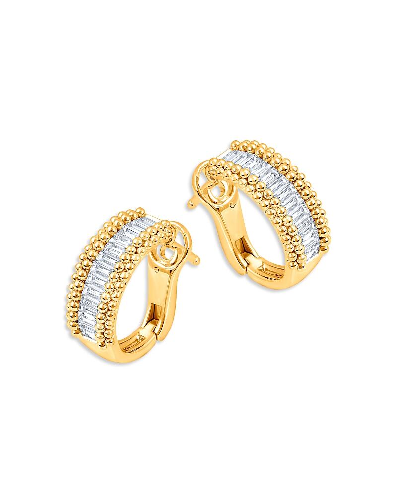 Harakh Diamond Baguette Hoop Earrings in 18K Yellow Gold, 0.78 ct. t. w. Cover