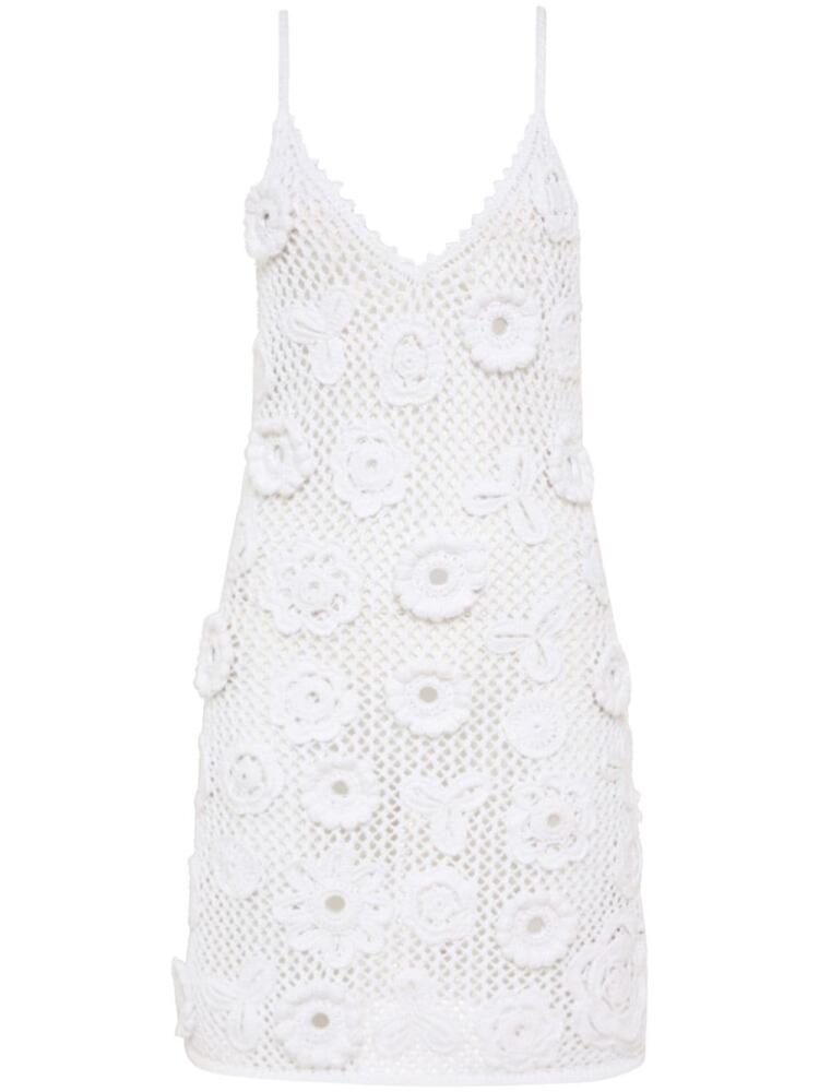 LoveShackFancy Ferline minidress - White Cover