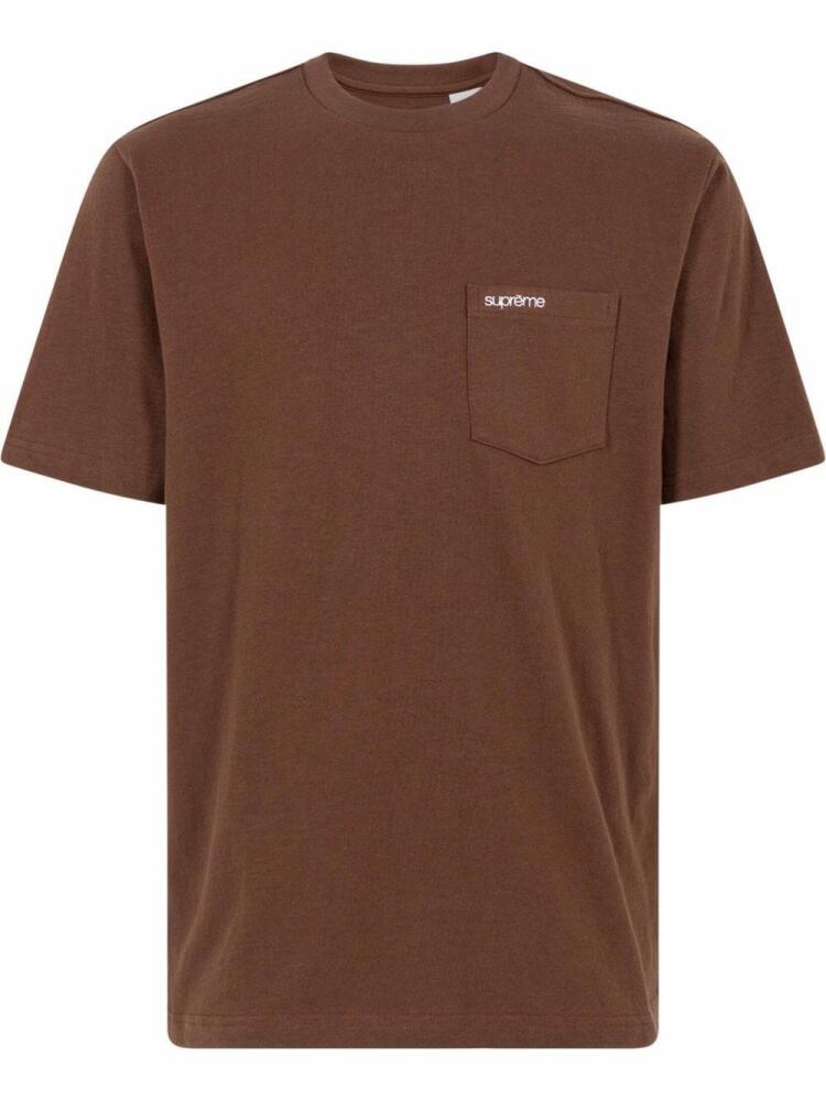 Supreme short-sleeve pocket T-shirt - Brown Cover