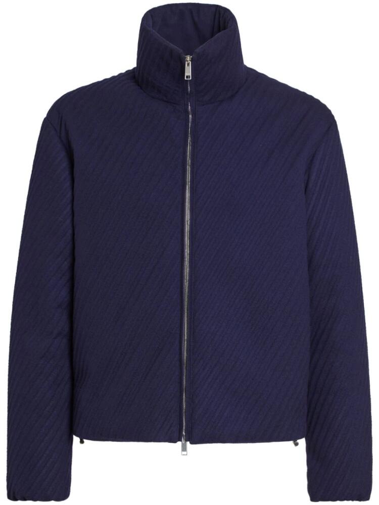 Zegna Oasi bomber jacket - Blue Cover