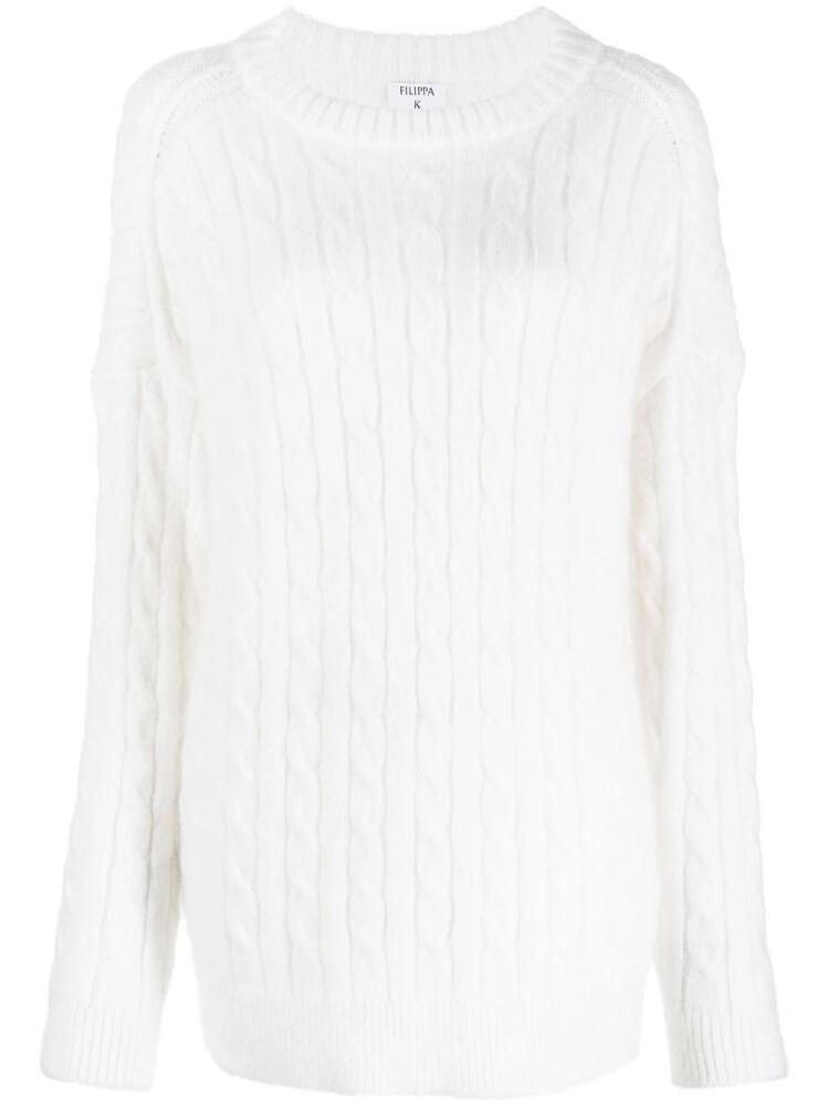 Filippa K cable-knit jumper - White Cover