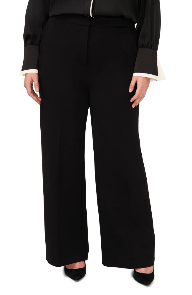 halogen(r) High Waist Straight Leg Pants in Rich Black Cover