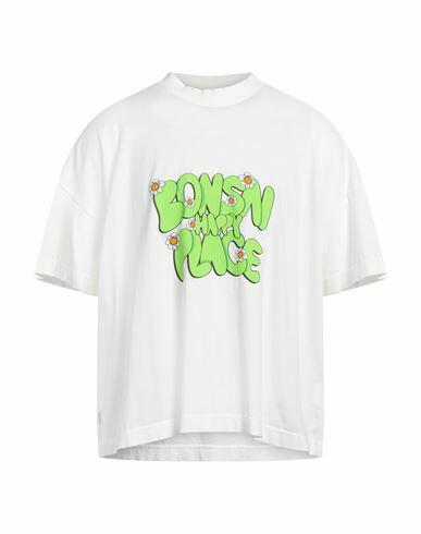 Bonsai Man T-shirt White Cotton Cover