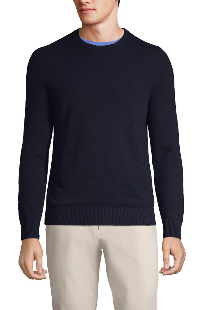 Lands' End Fine Gauge Cashmere Sweater in Radiant Navy Cover