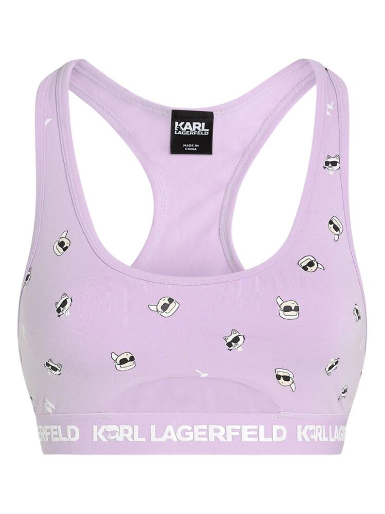 Karl Lagerfeld Ikonik Peephole bralette - Pink Cover