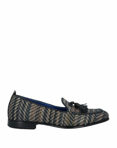 Mich Simon Man Loafers Midnight blue Leather Cover