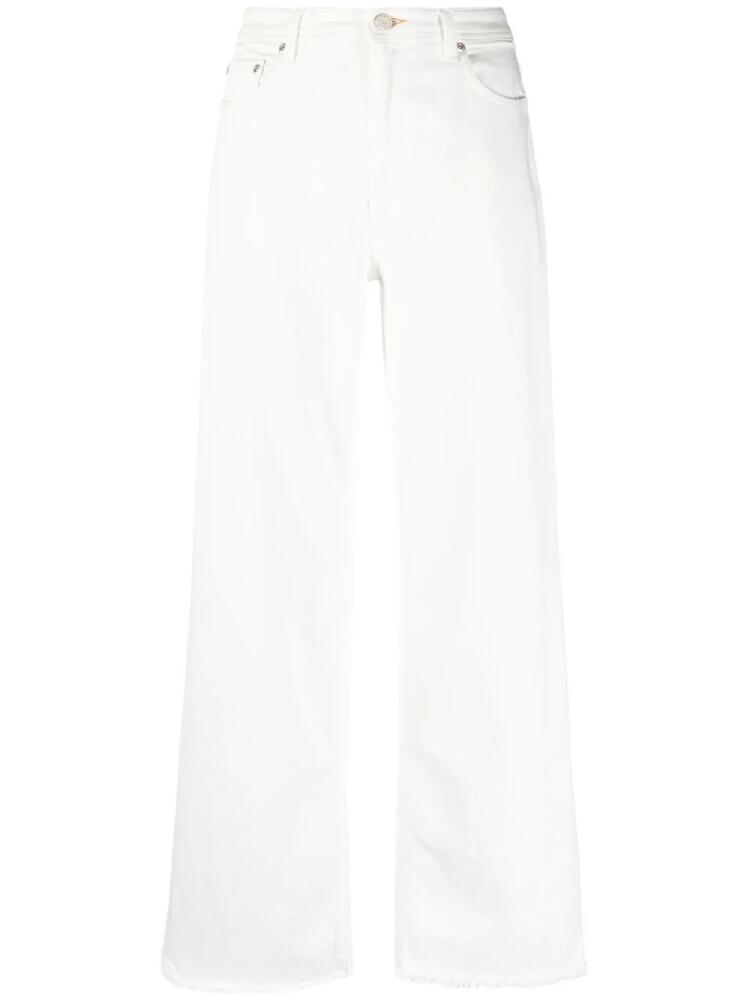 Won Hundred high-rise straight-leg jeans - White Cover