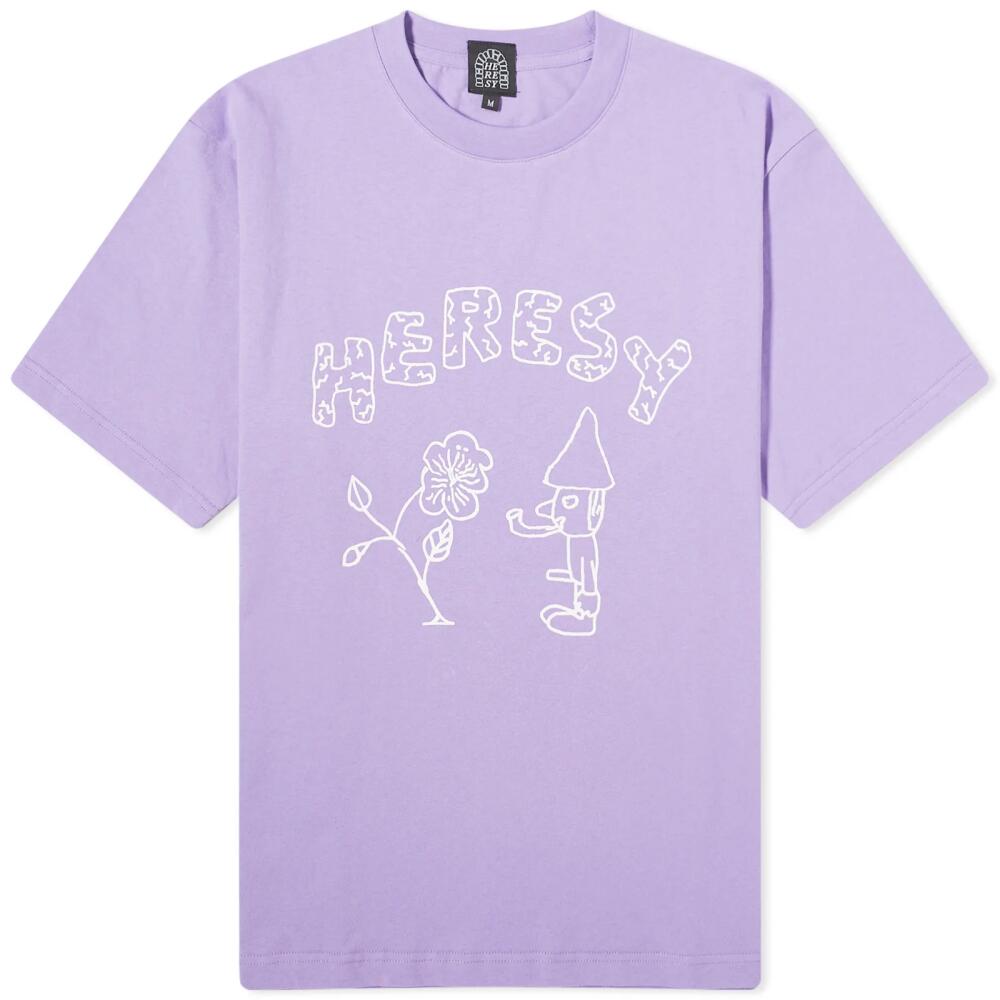 Heresy Men's Naturist T-Shirt in Lavender Cover