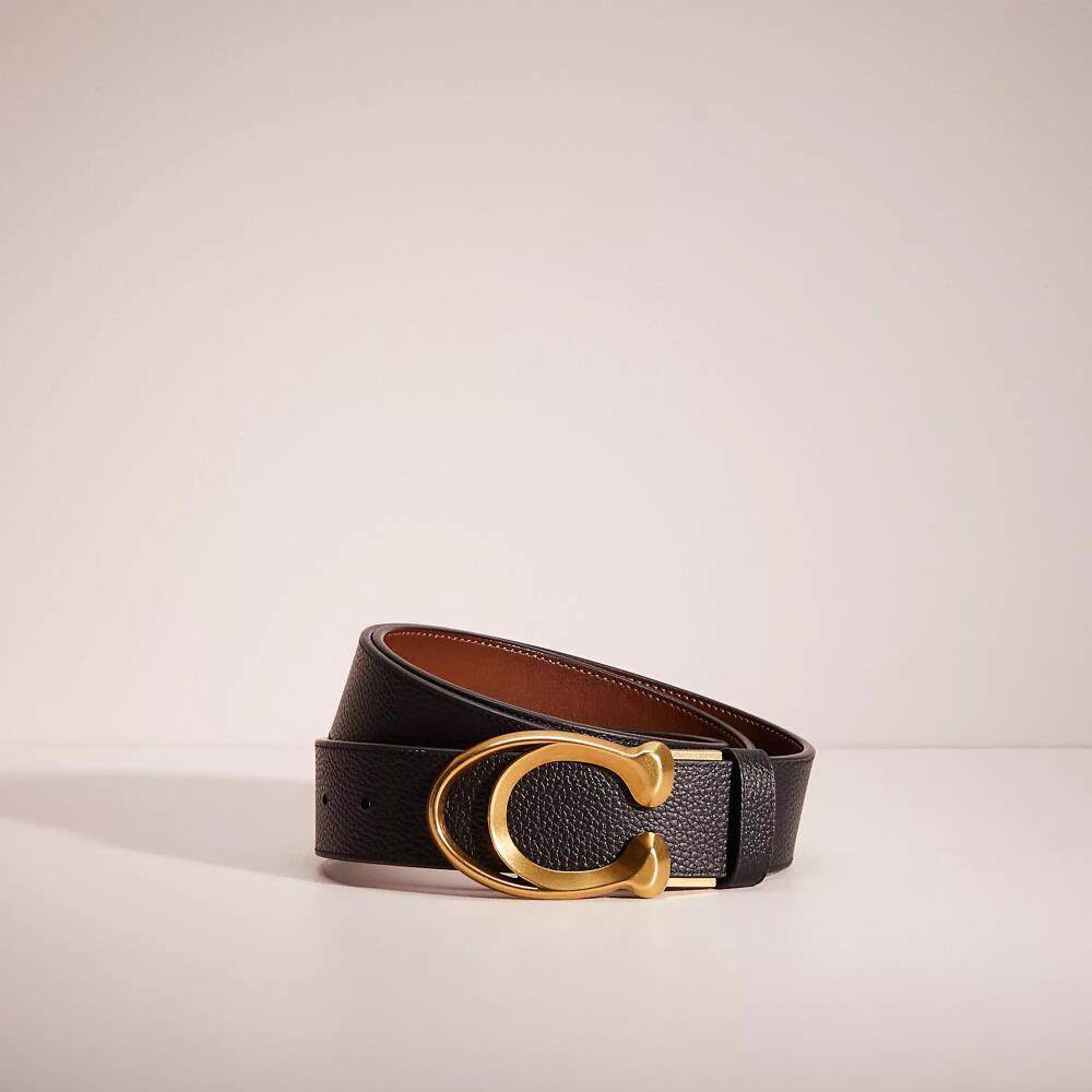 Coach Restored Signature Buckle Belt, 38mm Cover