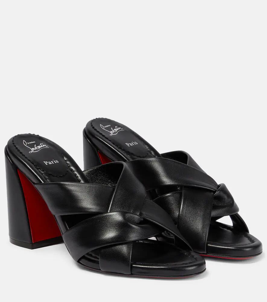 Christian Louboutin Dispo Club leather mules Cover