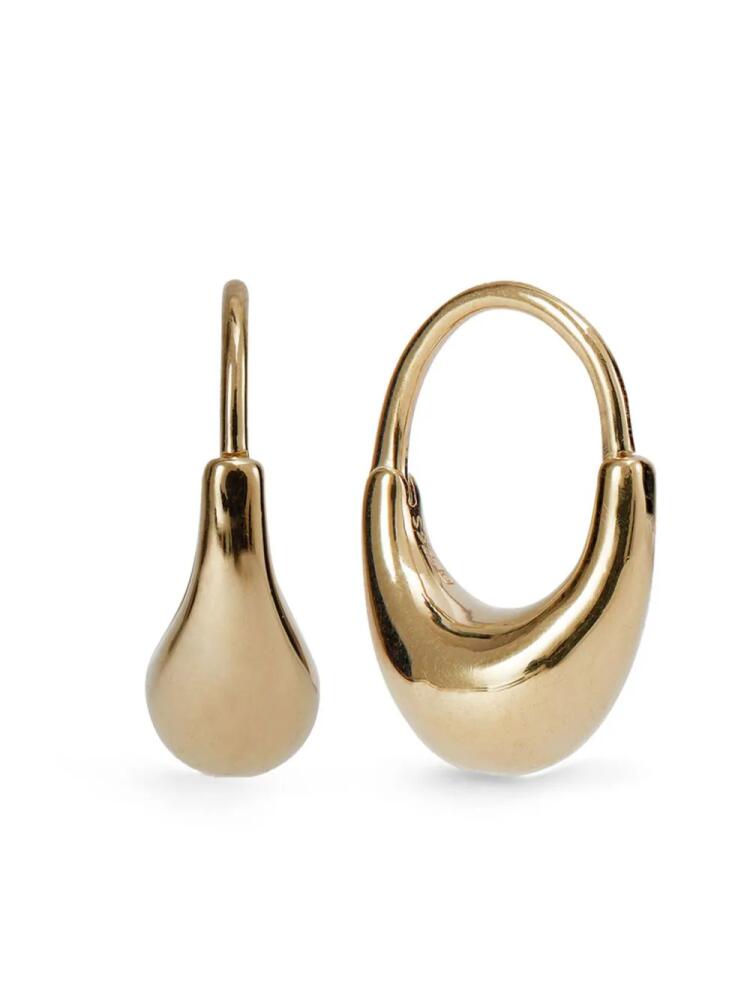 Otiumberg small Roscida hoop earrings - Gold Cover