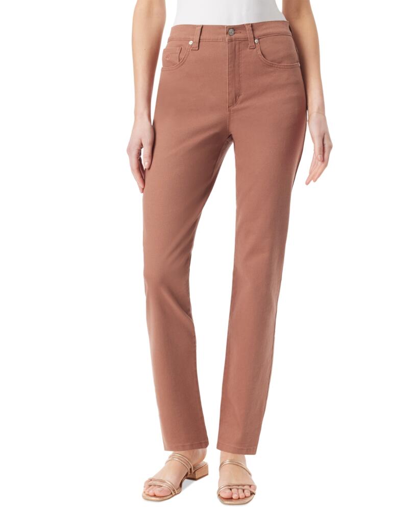 Gloria Vanderbilt Women's Amanda Ultralight Straight-Leg Jeans - Cocoa Tan Cover