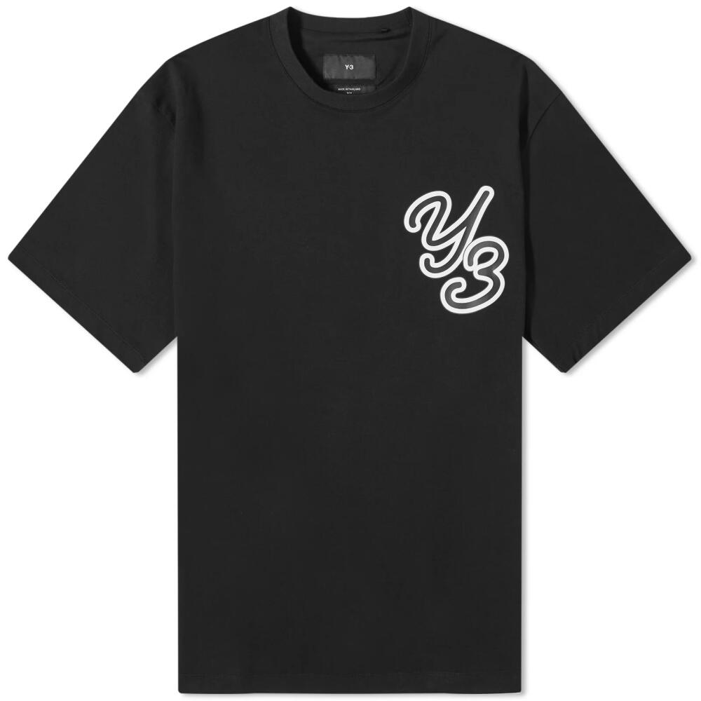 Y-3 Men's Gfx Short Sleeve T-Shirt in Black Cover