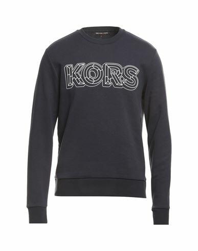 Michael Kors Mens Man Sweatshirt Midnight blue Cotton, Polyester Cover