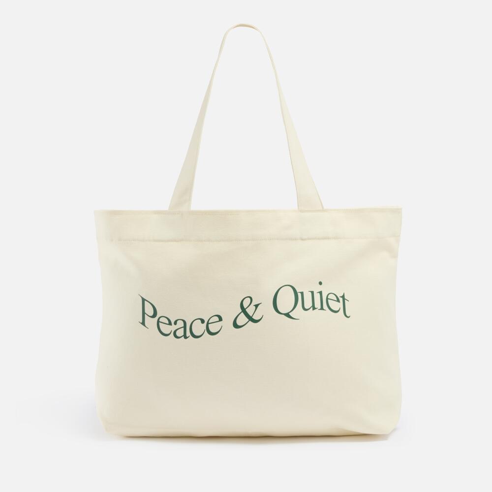 Museum of Peace & Quiet Wordmark Canvas Tote Bag Cover