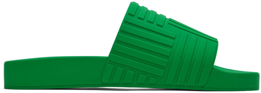 Bottega Veneta Green Slider Sandals Cover