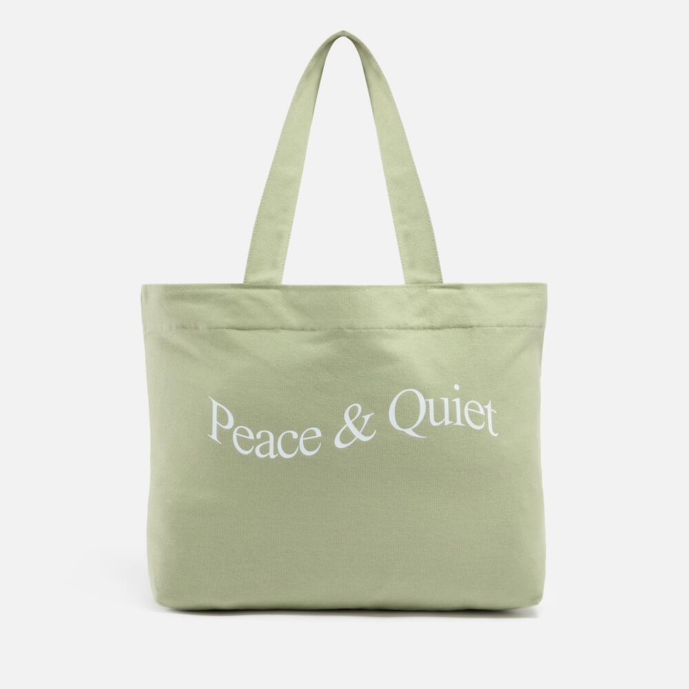 Museum of Peace & Quiet Wordmark Canvas Tote Bag Cover