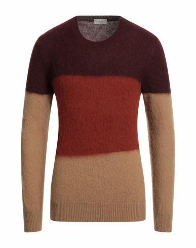 Altea Man Sweater Deep purple Chlorofiber, Alpaca wool, Wool Cover