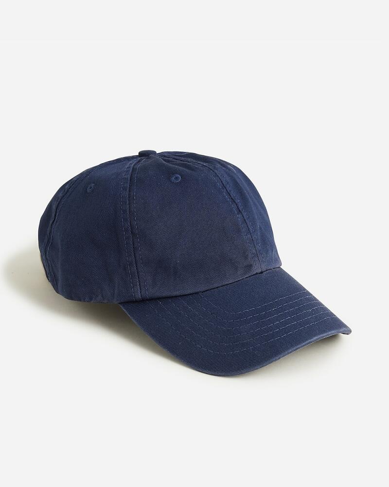 J.Crew Made-in-the-USA garment-dyed twill baseball cap Cover