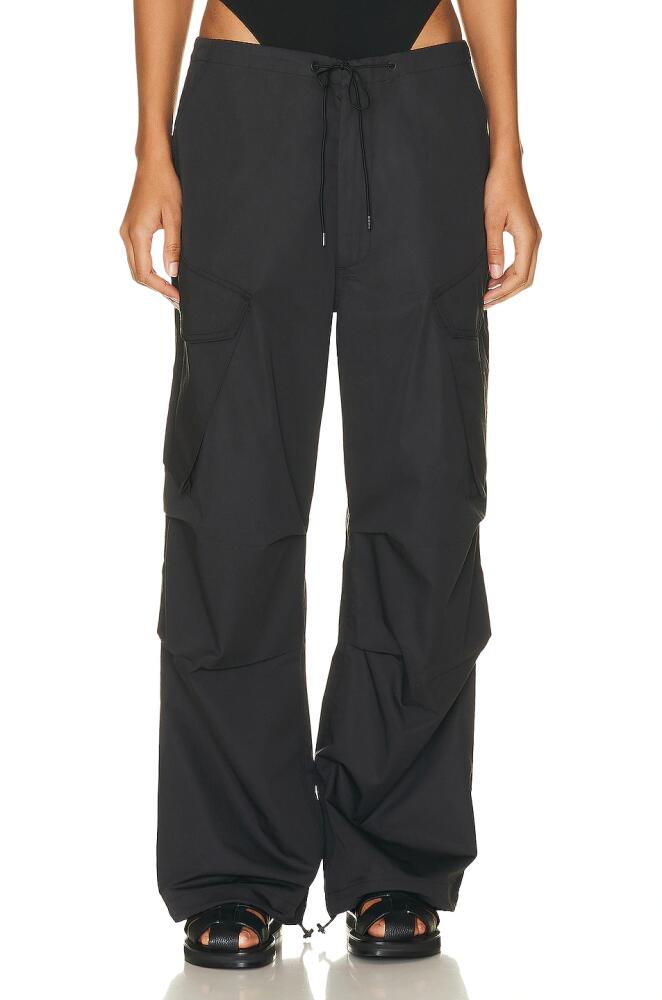 AGOLDE Ginerva Cargo Pant in Black Cover