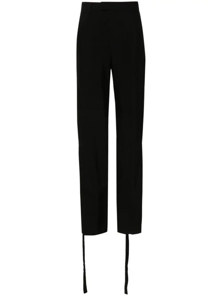 Ann Demeulemeester panelled-design trousers - Black Cover