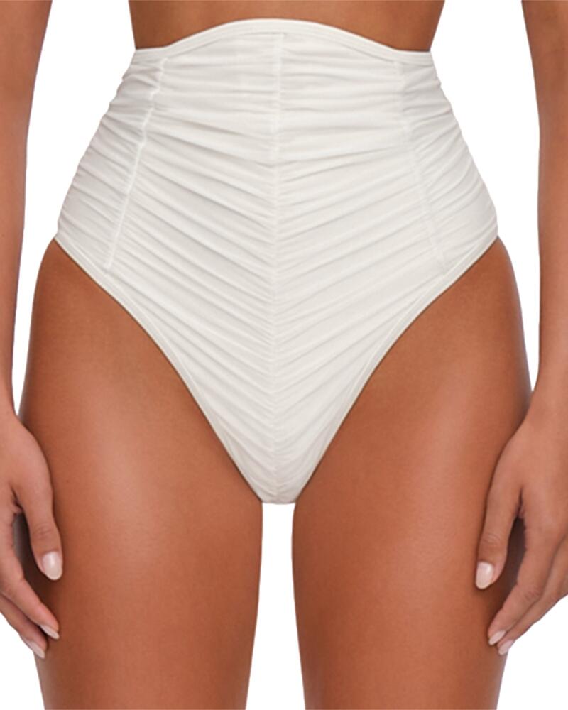 Andrea Iyamah Capa Mesh Bikini Bottom Cover