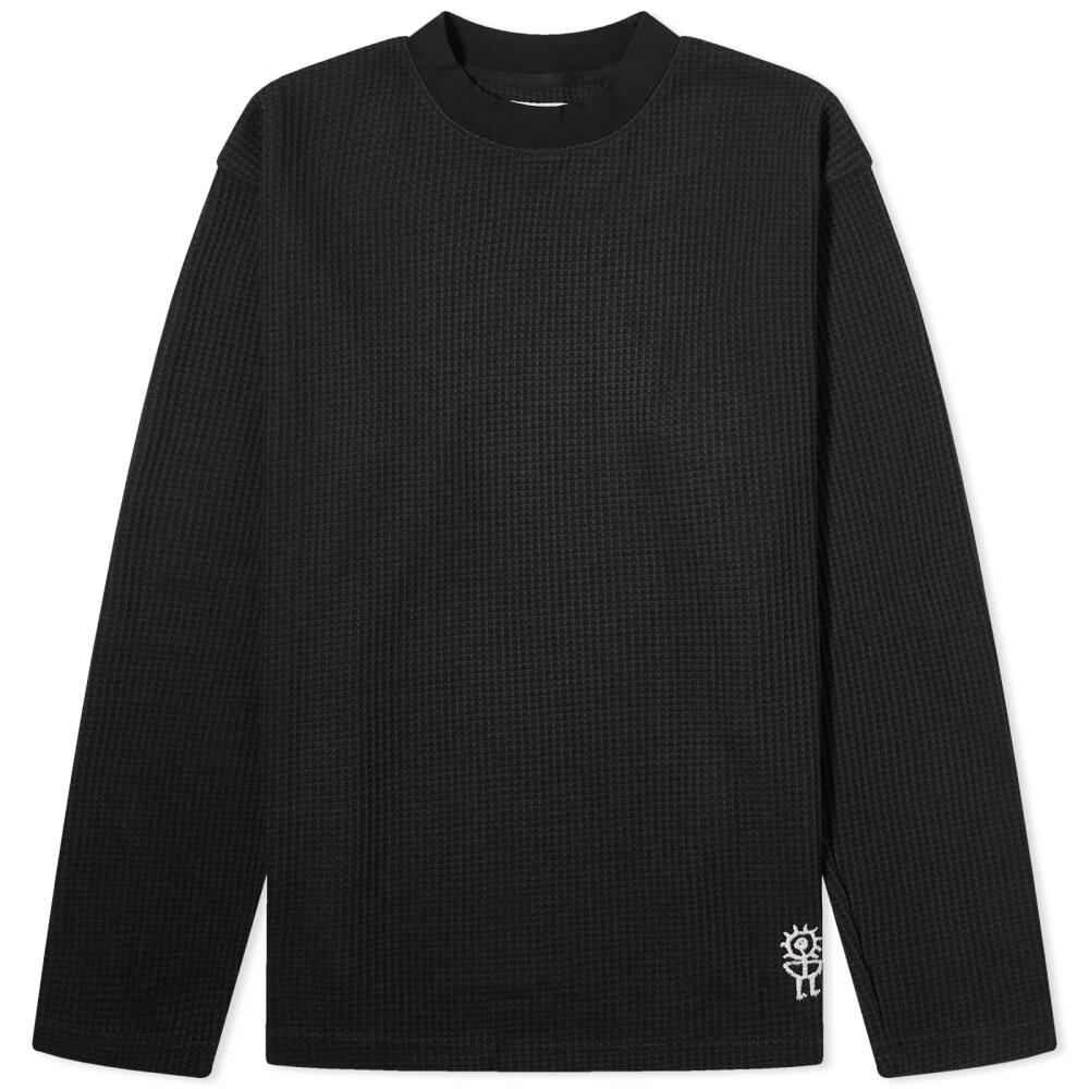 Heresy Men's Sungod Waffle Crew Sweat in Black Cover