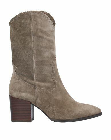 Pedro Miralles Woman Ankle boots Dove grey Soft Leather Cover