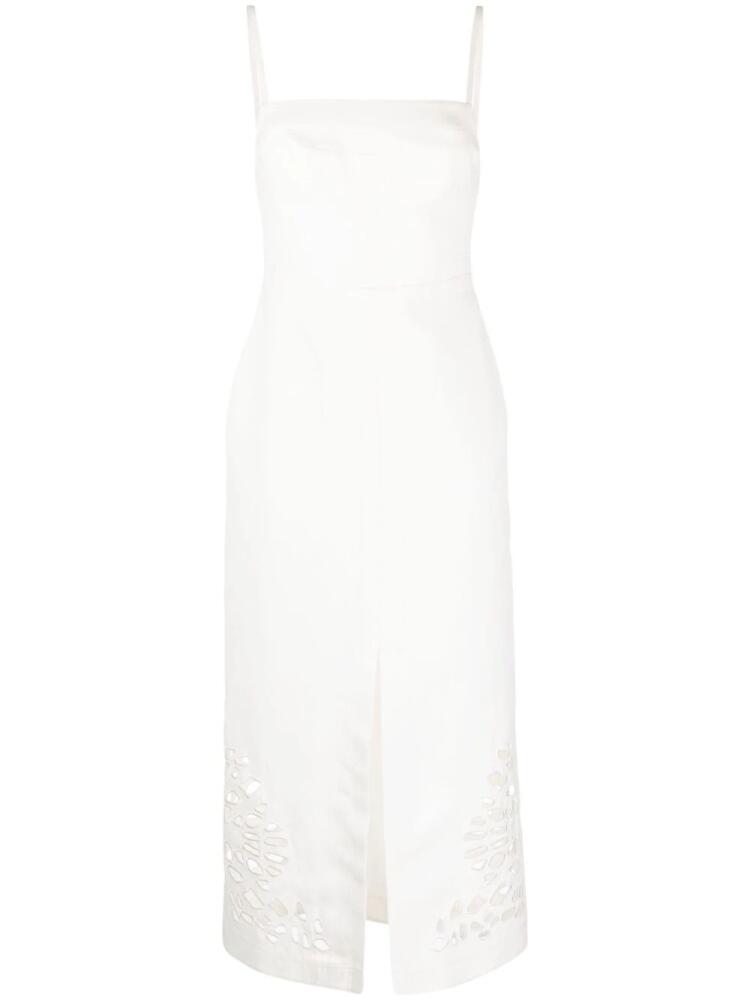 Acler Delacourt cut-out dress - White Cover