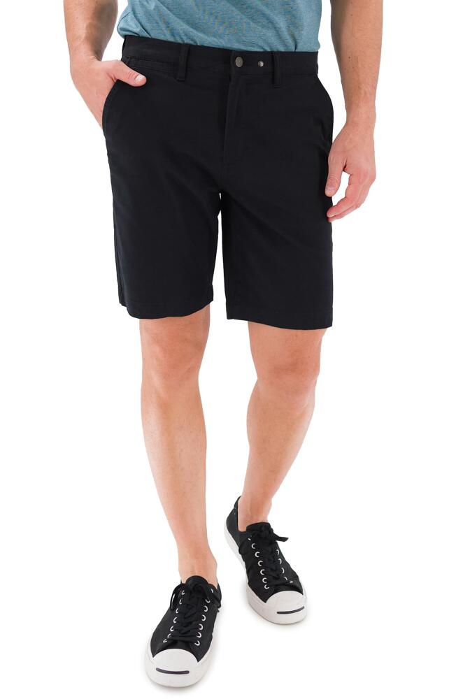 Devil-Dog Dungarees 9-Inch Performance Stretch Chino Shorts in Black Cover