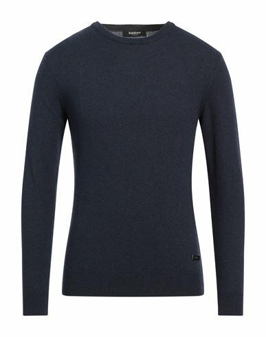 Baldinini Man Sweater Midnight blue Wool, Viscose, Polyamide, Cashmere Cover