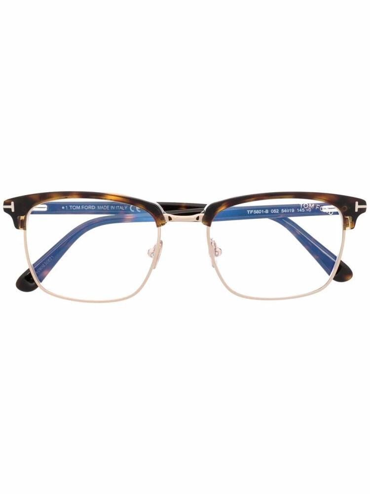 TOM FORD Eyewear horn-rimmed optical glasses - Brown Cover