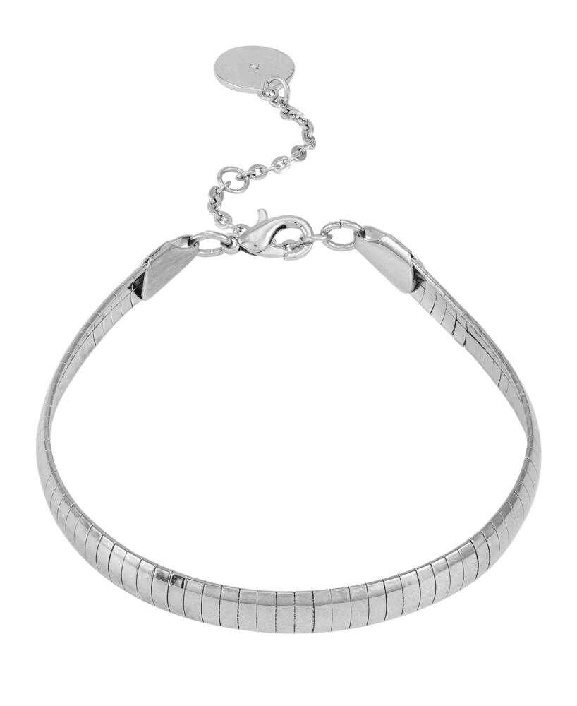 Vince Camuto Silver-Tone Line Snake Chain Bracelet, 7.5" - Silver Cover