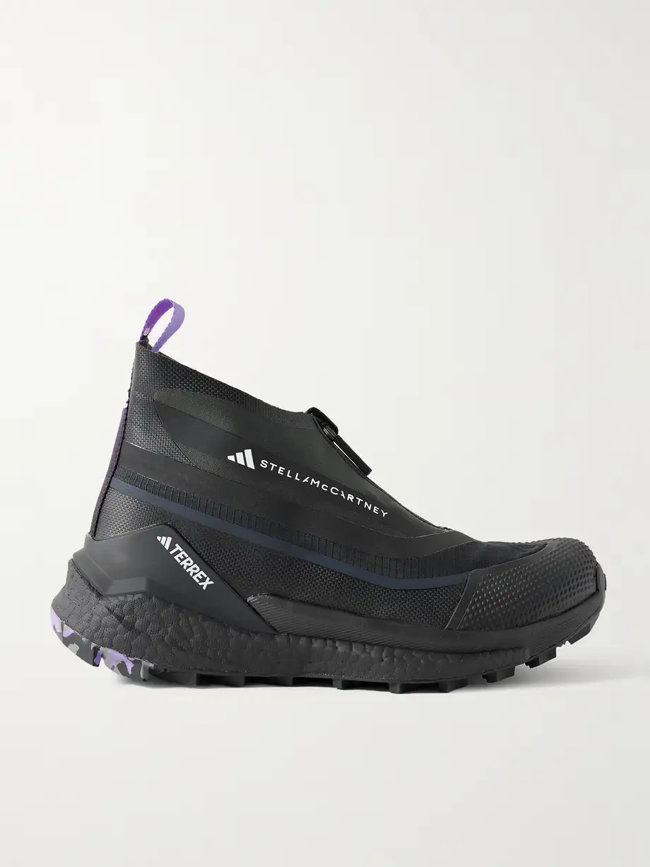 adidas by Stella McCartney - Terrex Free Hiker Rubber-trimmed Gore-tex® Ankle Boots - Black Cover