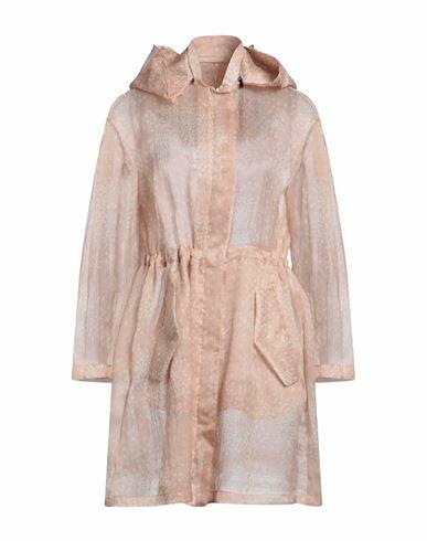 Emporio Armani Woman Overcoat & Trench Coat Pink Silk, Polyamide Cover