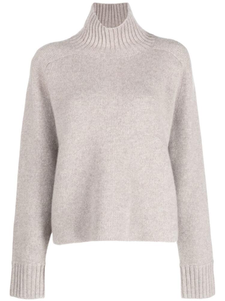 Le Kasha funnel-neck cashmere jumper - Neutrals Cover