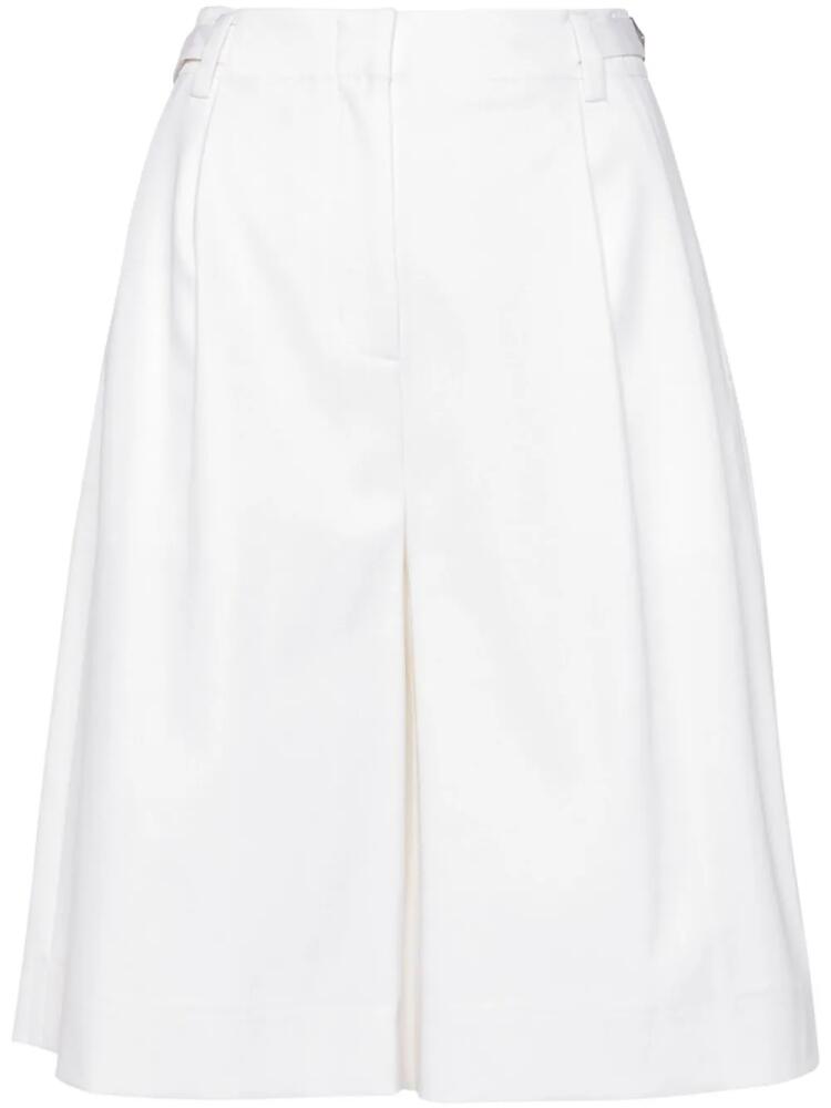 Simkhai pleated twill shorts - White Cover