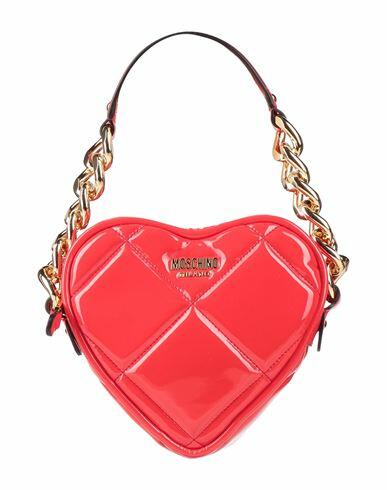 Moschino Woman Handbag Red Leather Cover