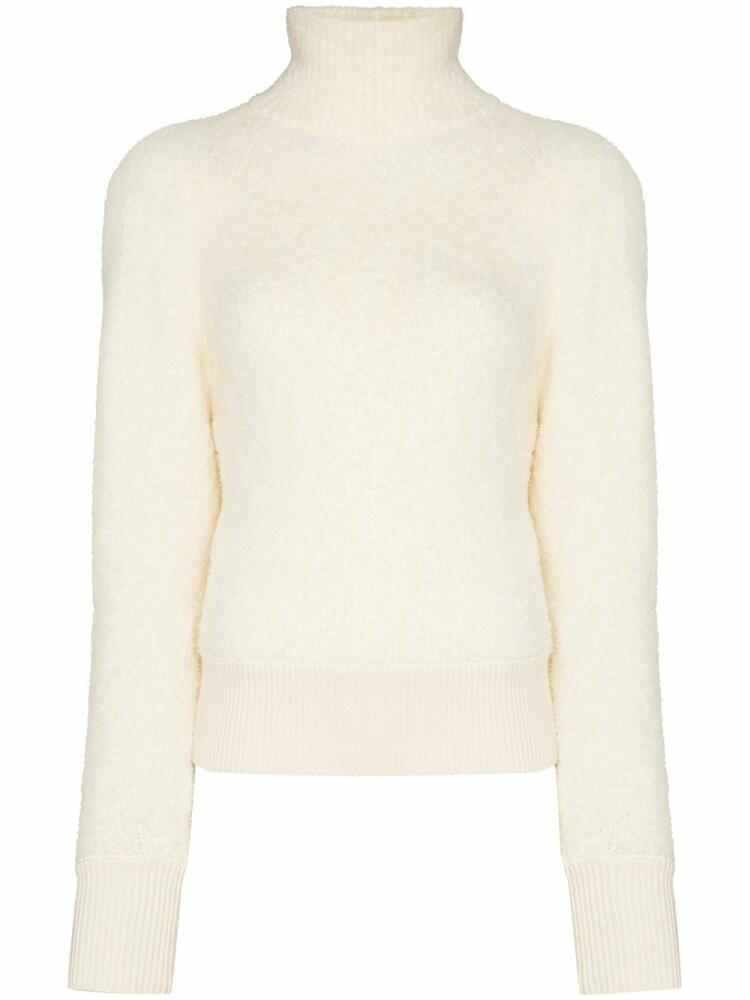 Nanushka Miah fleece knitted jumper - White Cover