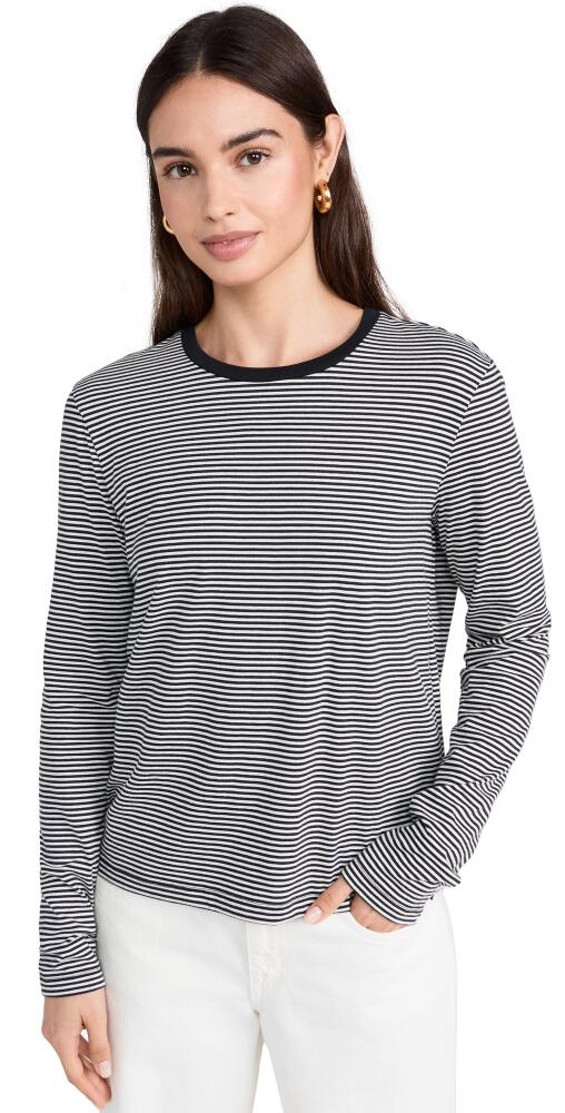 Z Supply Sailor Long Sleeve Stripe Tee Black Cover