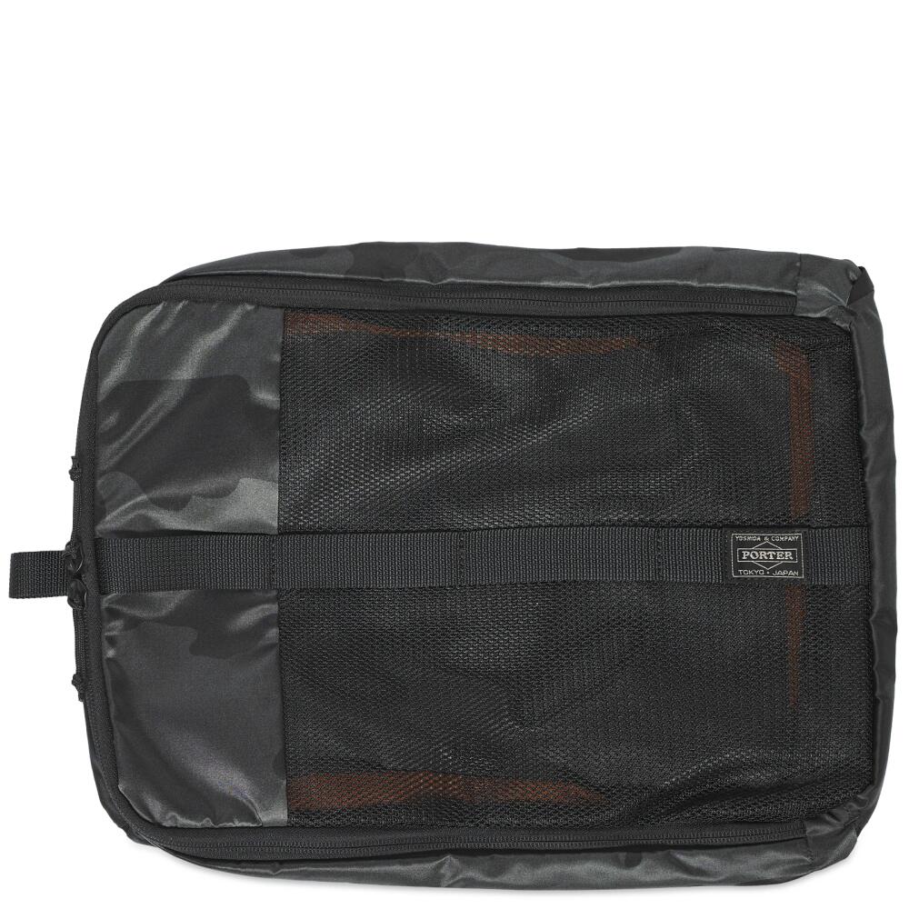 Porter-Yoshida & Co. Effect Pouch - Large in Woodland Black Cover