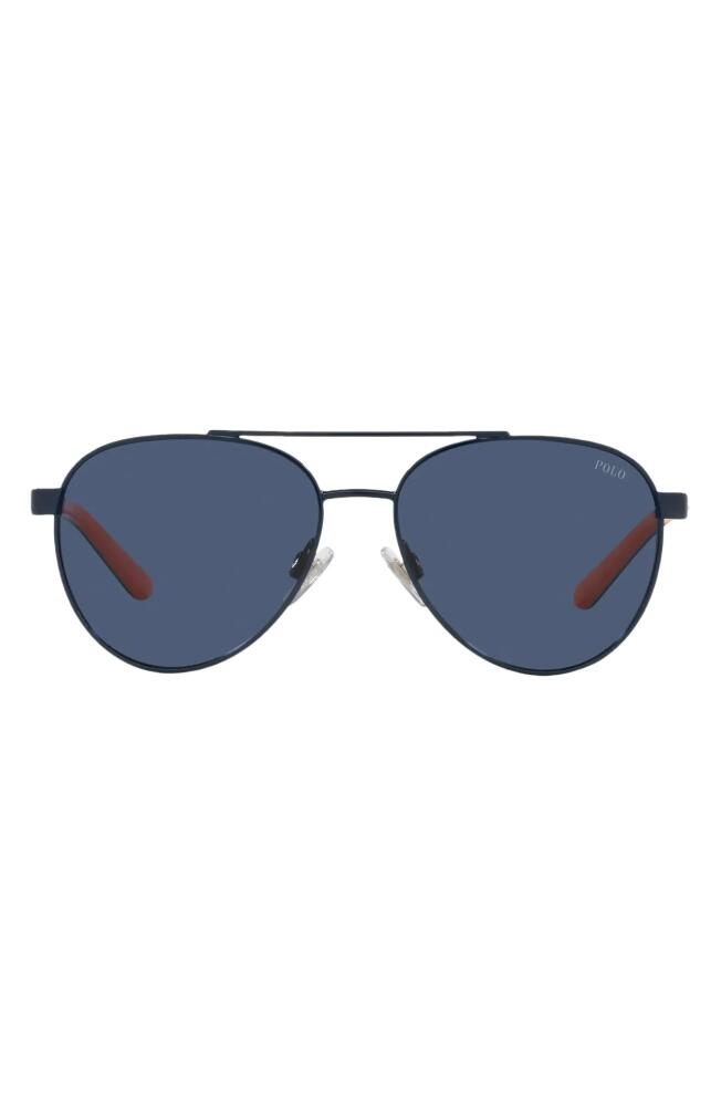 Polo Ralph Lauren 51mm Aviator Sunglasses in Navy Cover