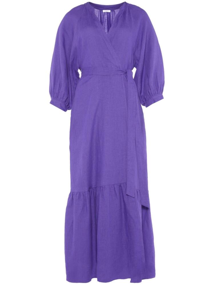 ERES Joie linen maxi dress - Purple Cover