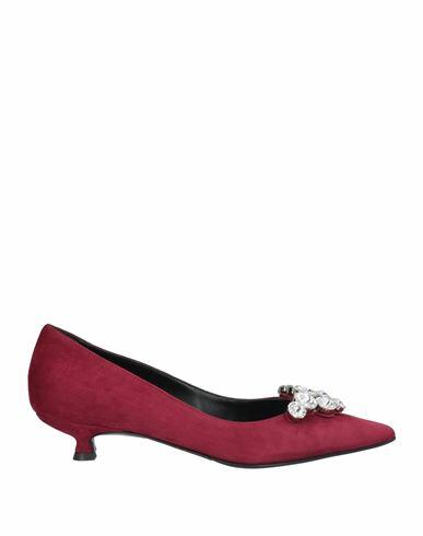 Marc Ellis Woman Pumps Garnet Leather Cover