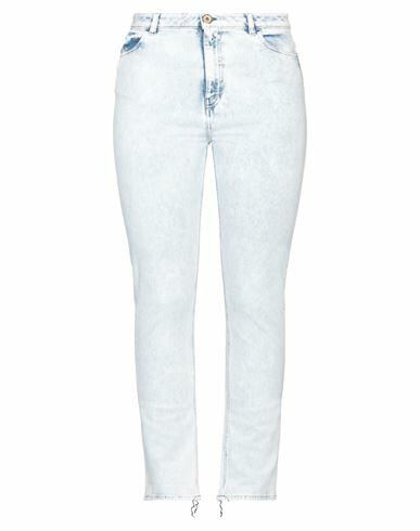 Pence Woman Jeans Blue Cotton, Elastane Cover